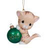 Precious Moments 2025 Cat Christmas Ornament